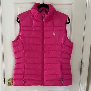 Spyder Women's Pink Puffer Vest